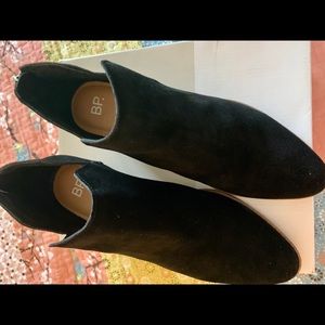 BP Black Suede Bootie Size 10